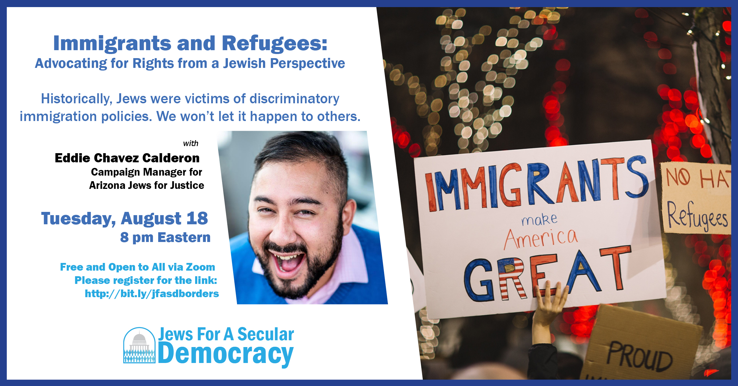Immigrants and Refugees: Advocating for Rights from a Jewish Perspective