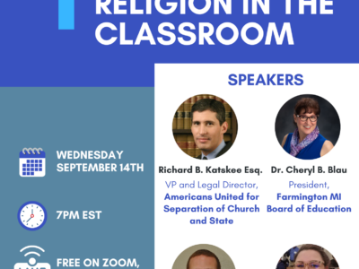 Freedom From Religion in the Classroom