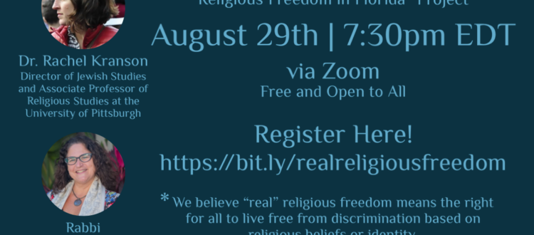 Reclaiming Real Religious Freedom Event